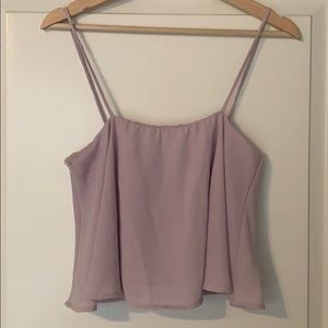 Purple crop top